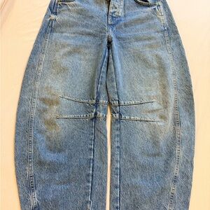 We The Free Light Free People Barrel leg Jeans